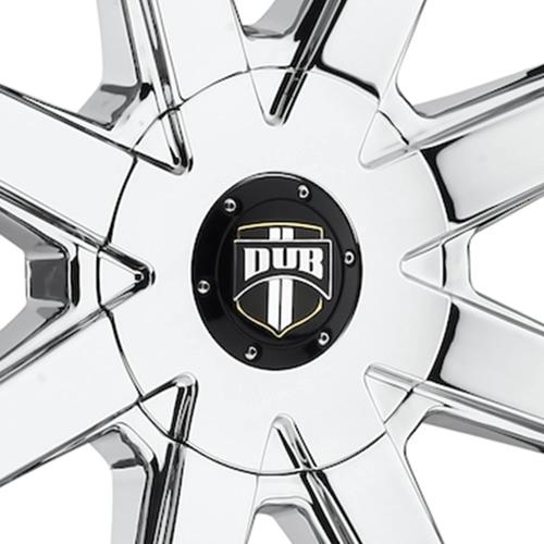 Dub Push Cap-Powder Chrome