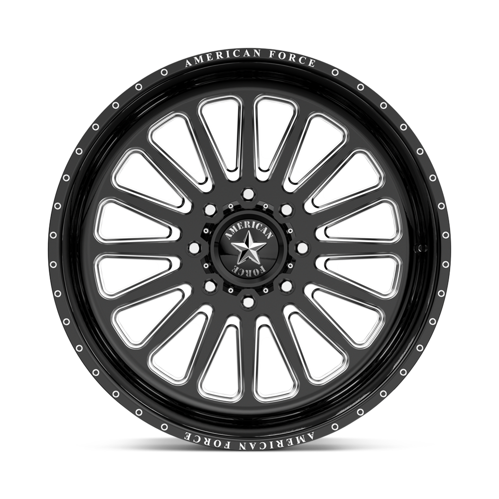 American Force Afw Idol Sf 22X12 -40 Gloss Black Milled