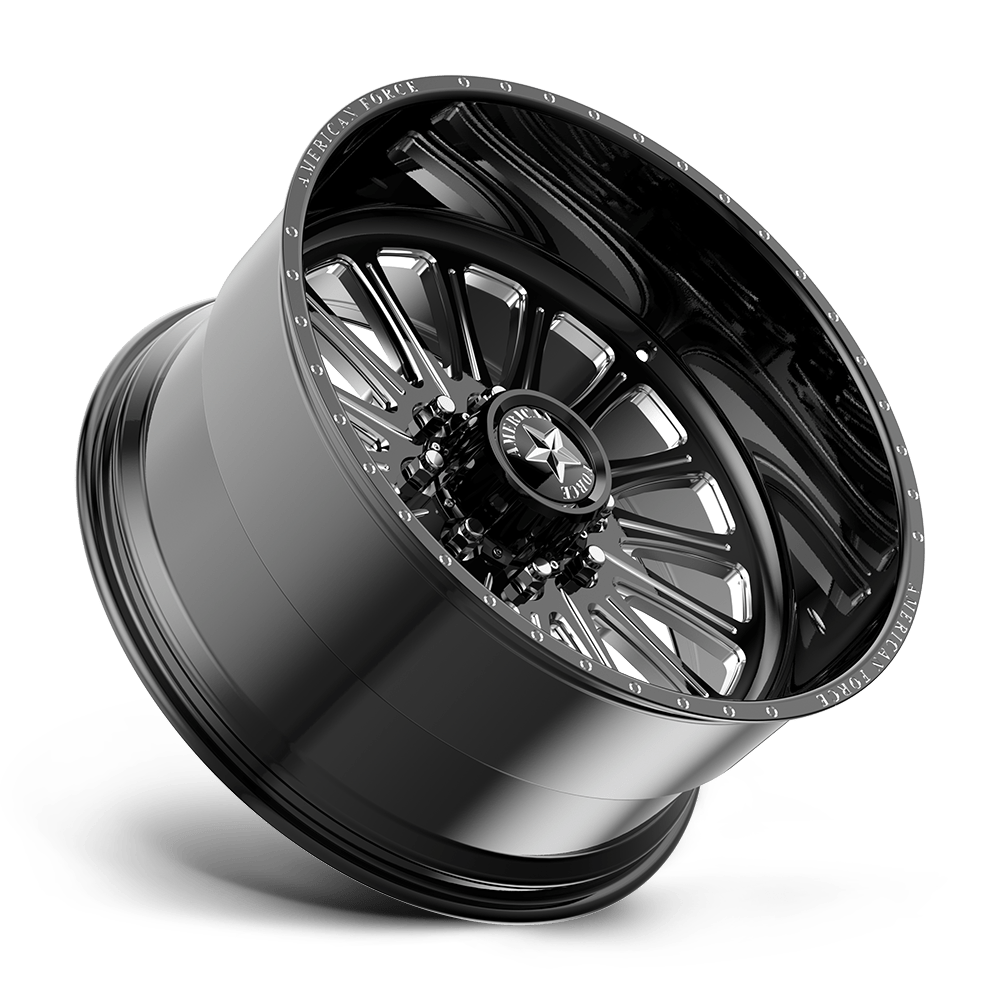 American Force Afw Lexar Ss 22X10 -25 Black Milled