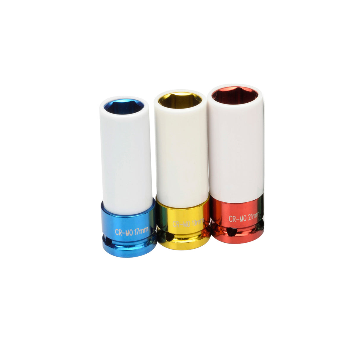3 Pc Metric Alloy Wheel Socket Set