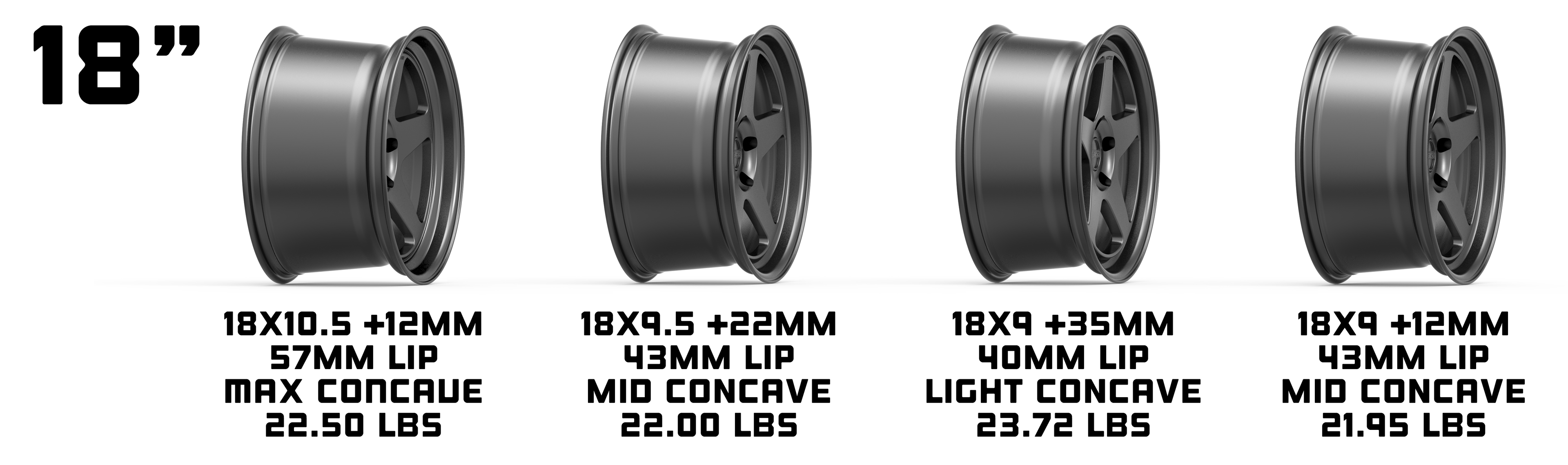Kansei Wheel Knp 18X10.5 +12 Hsbl