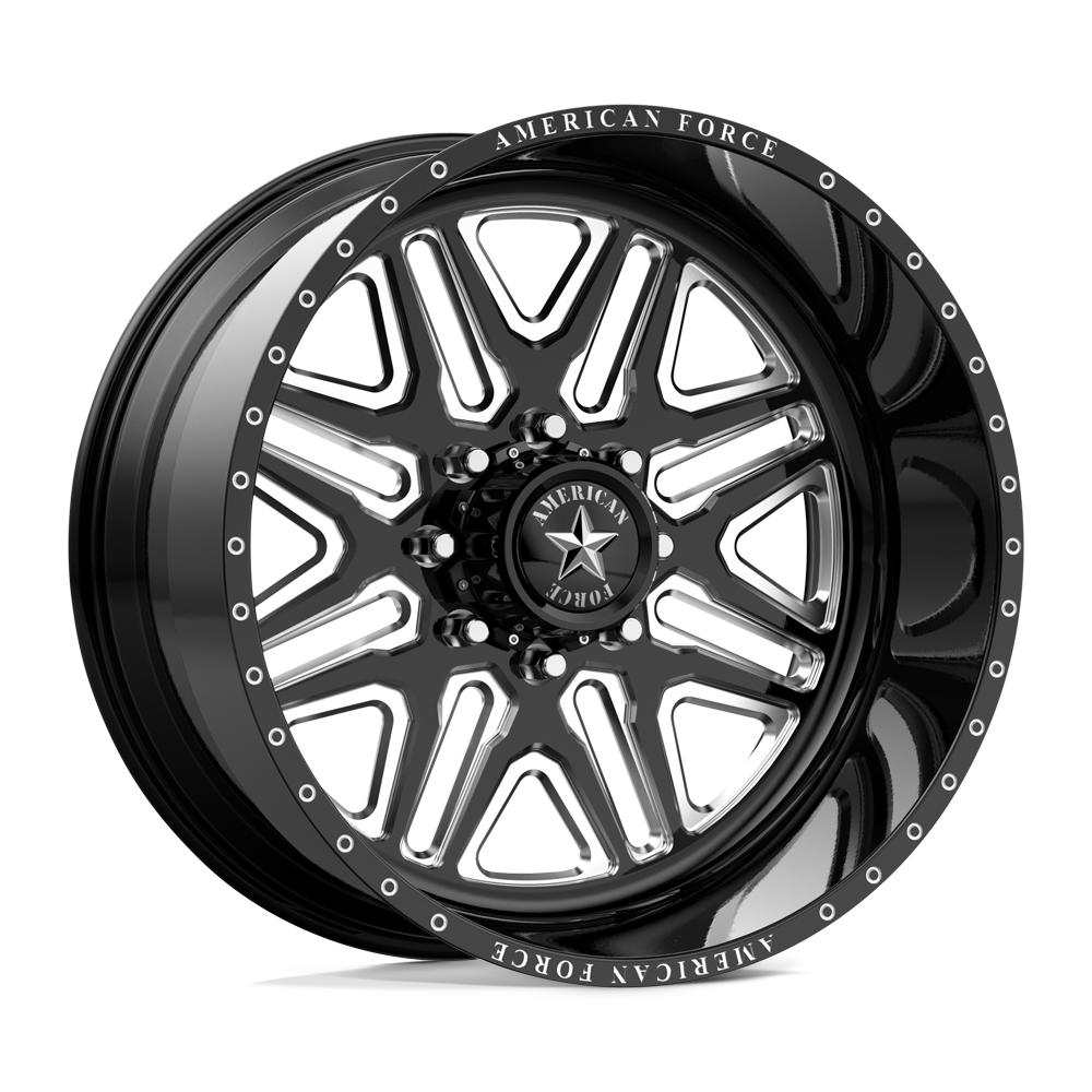 American Force Afw Addict Sf 20X10 -25 Gloss Black Machined