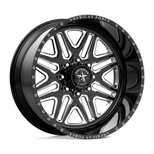American Force Afw Addict Sf 20X10 -25 Gloss Black Milled