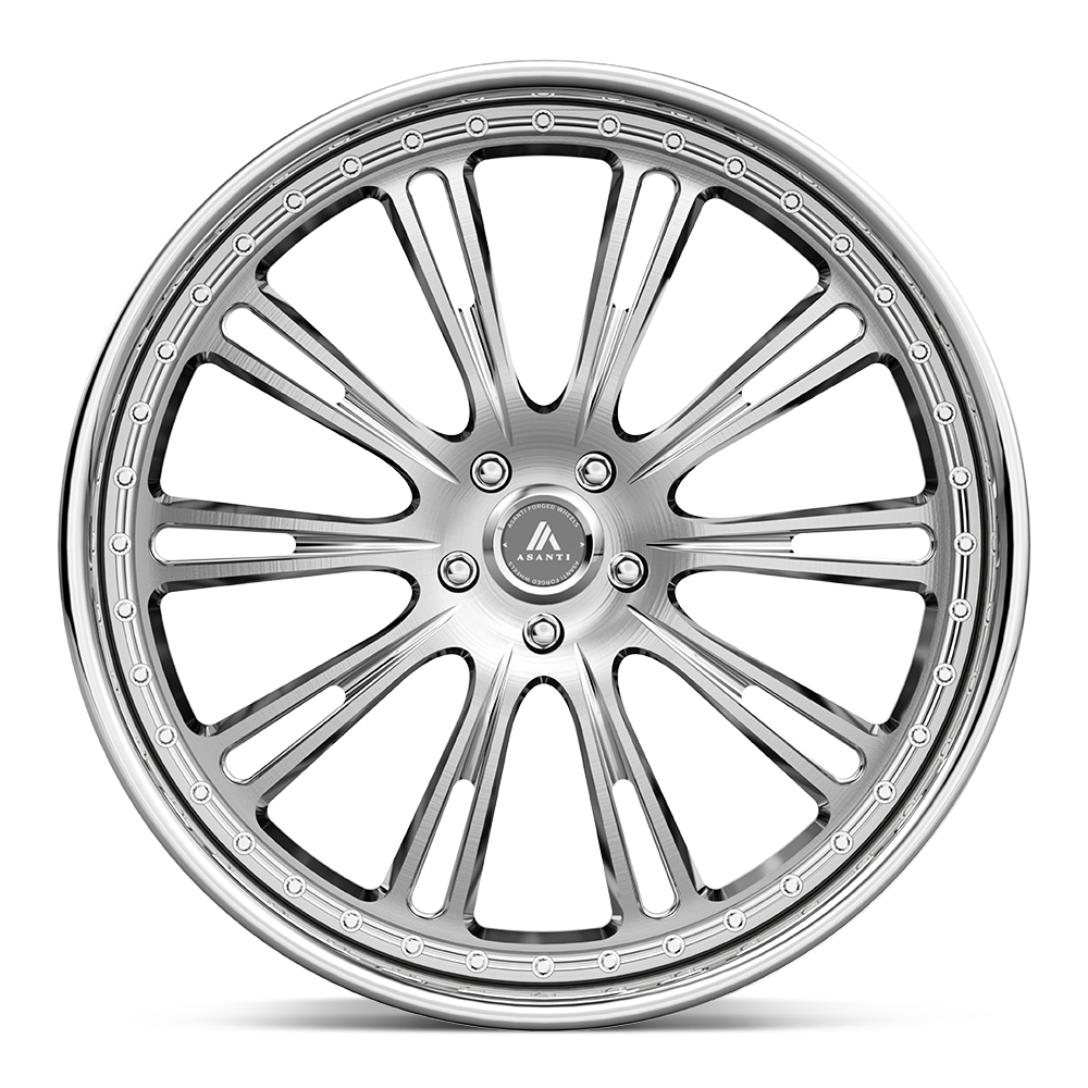Asanti Forged Rico 5 24X10 +5 Brushed Chrome