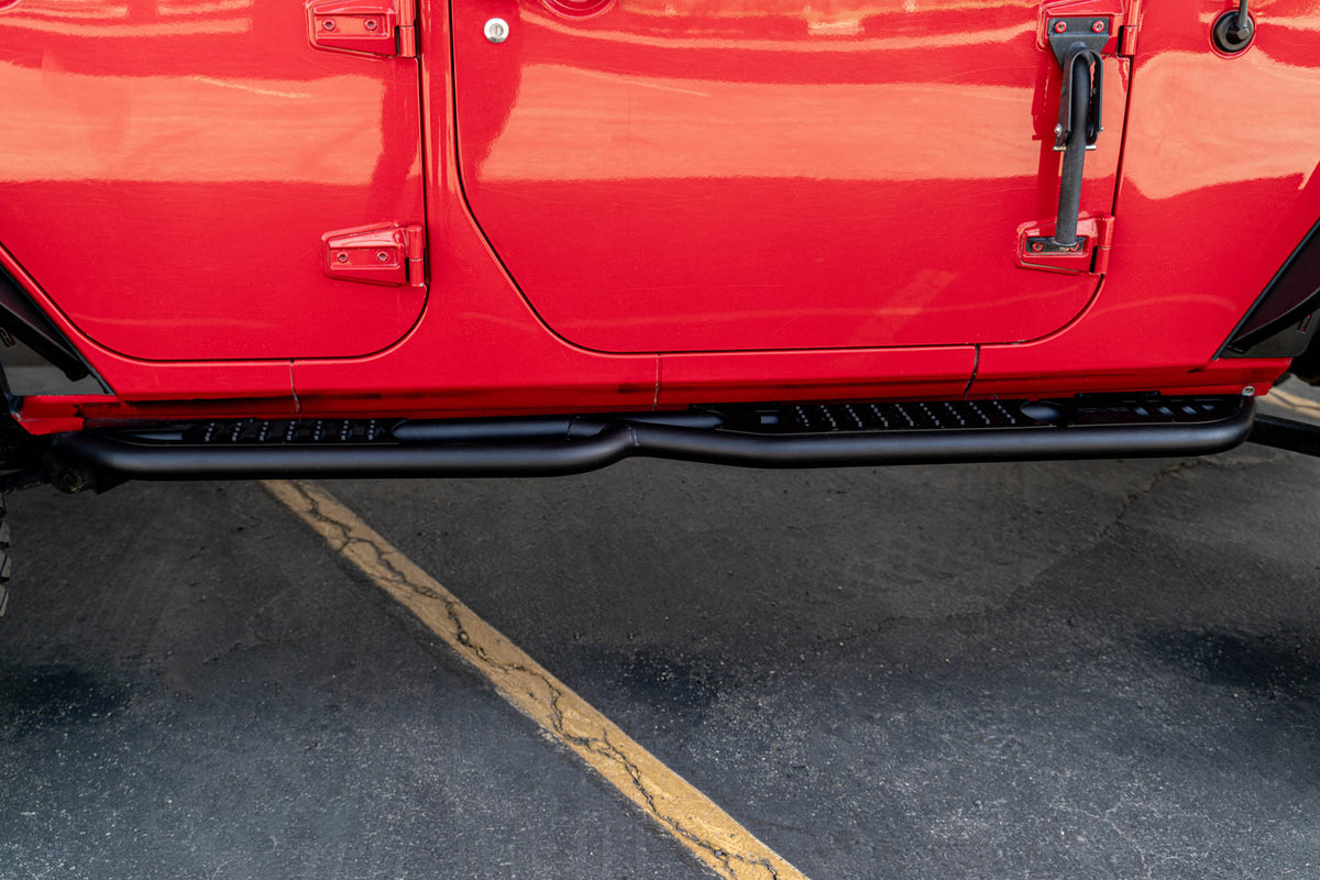 4-Door Jeep Wrangler JK OE Plus Side Steps