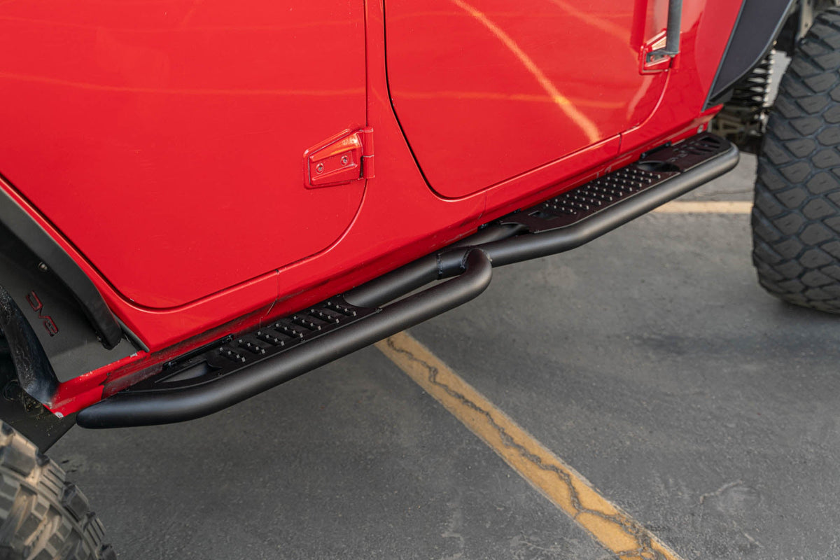 4-Door Jeep Wrangler JK OE Plus Side Steps