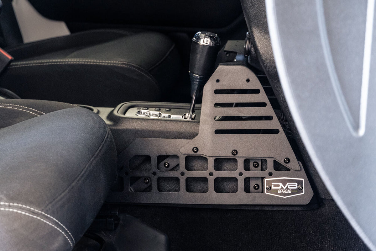 Jeep Wrangler JK Center Console Molle Panels & Device Bridge
