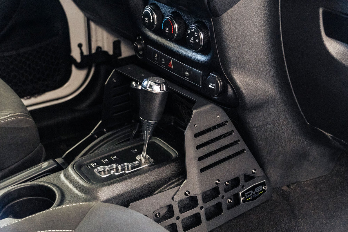 Jeep Wrangler JK Center Console Molle Panels & Device Bridge