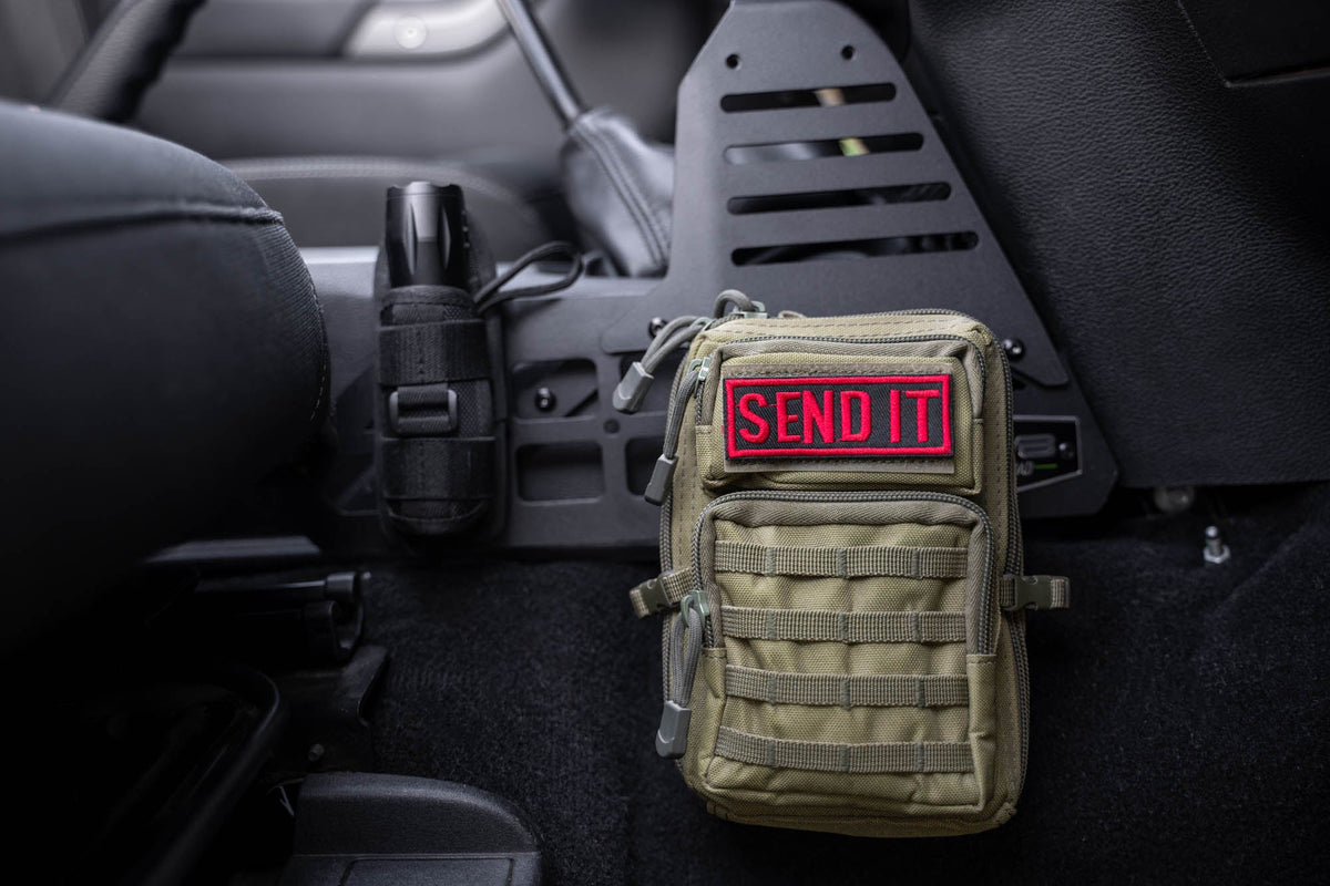 Jeep Wrangler JK Center Console Molle Panels & Device Bridge