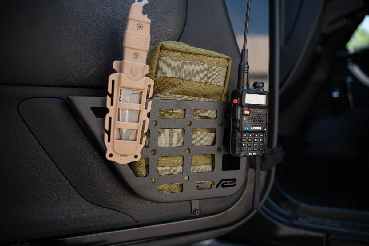 2011-2018 Jeep Wrangler JK Slim Front Door Molle Pockets
