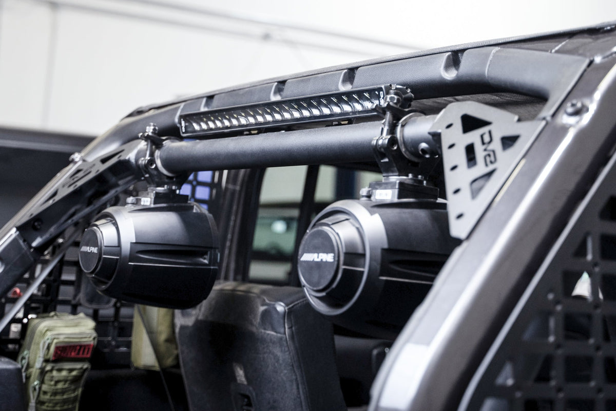 Jeep Wrangler JL Rear Speaker & Light Bar Mount