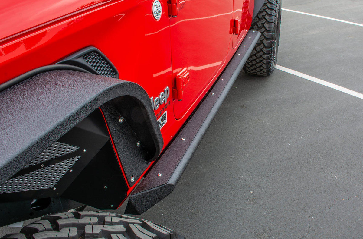 Jeep Gladiator JT Rock Sliders With Step