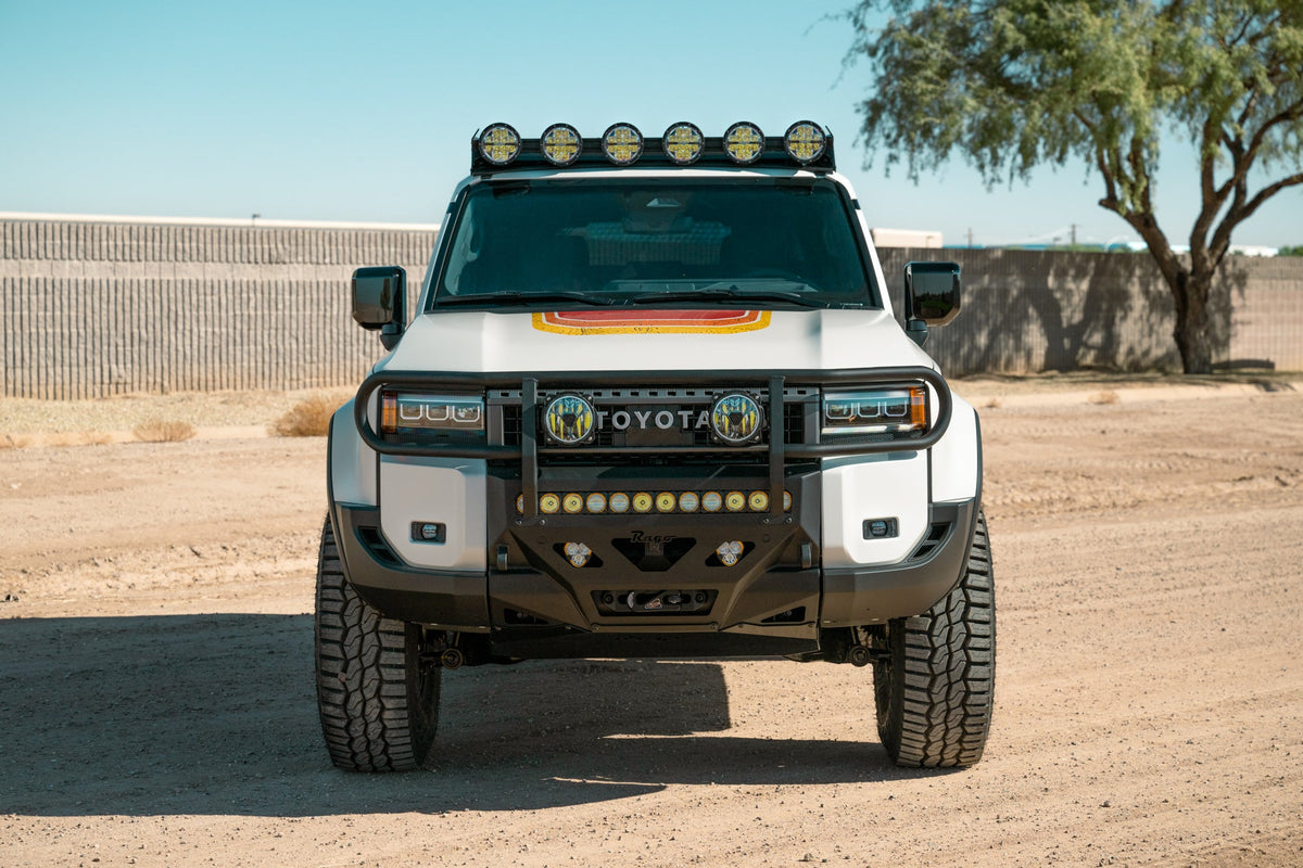 2024 Toyota Land Cruiser Brush Guard for Center Mount Front Bumper