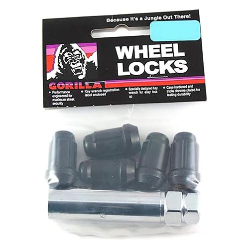 Sd Lock Acorn 1/2 Blk 5Pk Bag