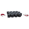 21Mm Hex Cap Set Blk Clam