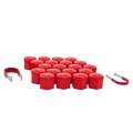 21Mm Hex Cap Set Red Clam