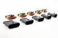 Connector: AMP Male - 4 pin