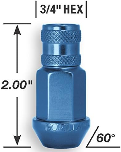 Bulge Oe Alum Lug 3/4" 12-1.50 Blue Bulk