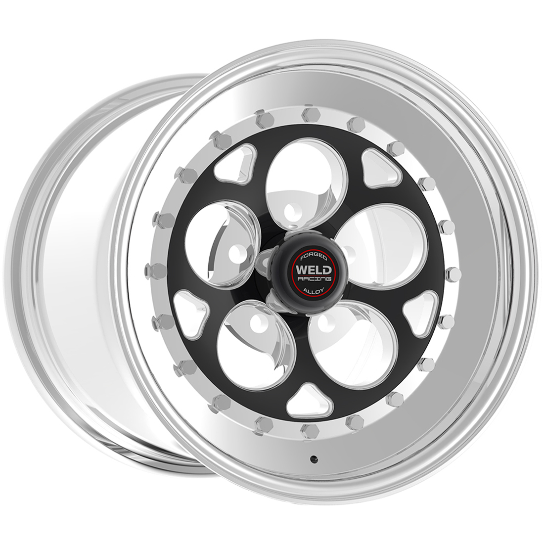 WELD Racing Magnum Iii 17X5 -20 Black Center - Polished Shell