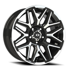 Vision Off-Road Rekluse GB 20X9 +12 Gloss Black Machined Face and Lip
