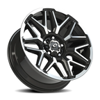 Vision Off-Road Rekluse GB 20X9 +12 Gloss Black Machined Face and Lip