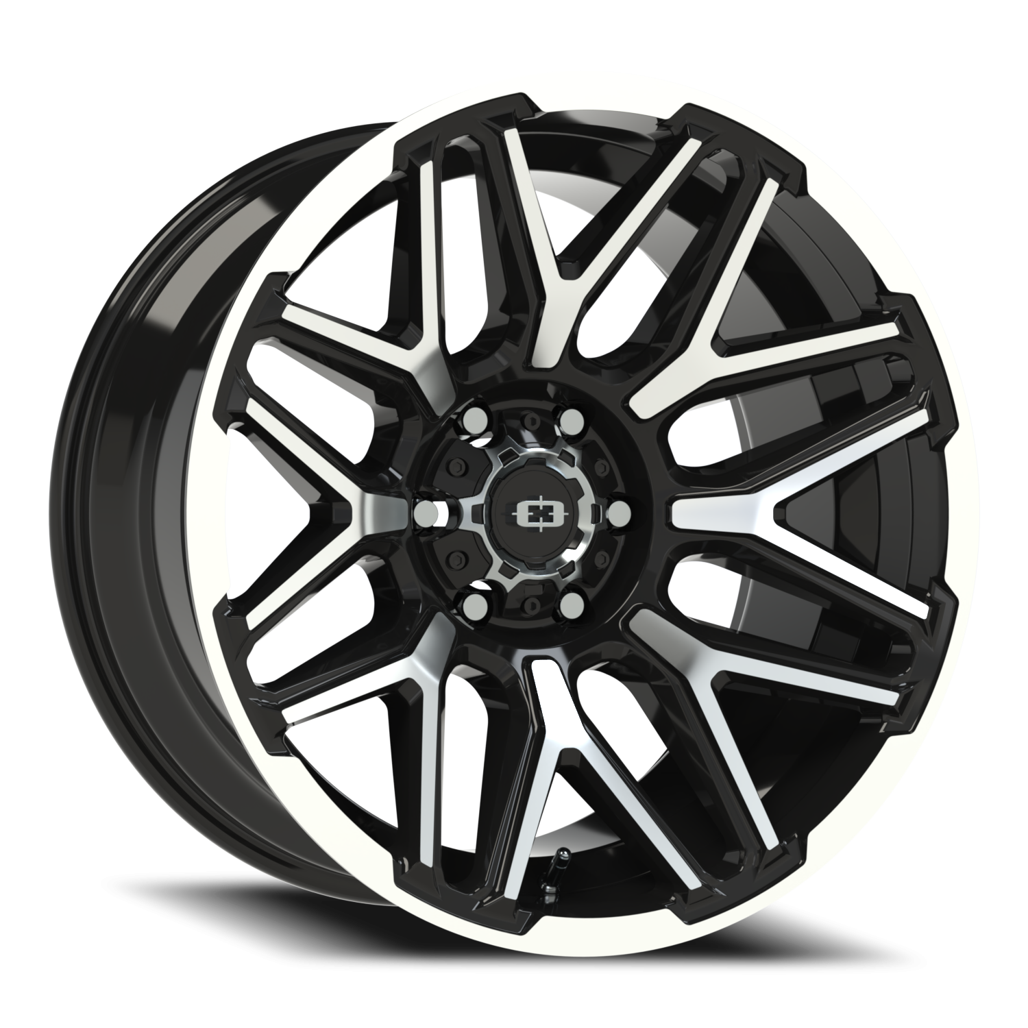Vision Off-Road Rekluse GB 20X10 -25 Gloss Black Machined Face and Lip