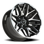 Vision Off-Road Rekluse GB 20X10 -25 Gloss Black Machined Face and Lip