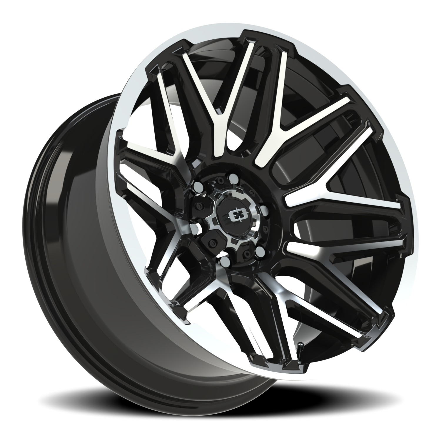 Vision Off-Road Rekluse GB 20X10 -25 Gloss Black Machined Face and Lip