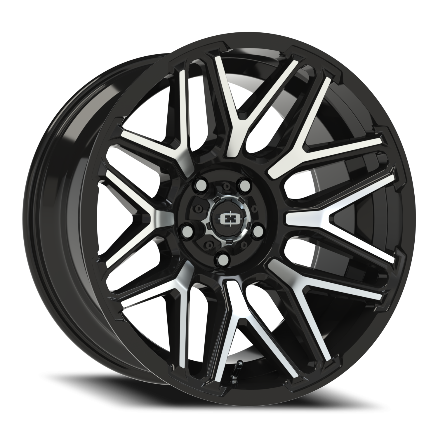 Vision Off-Road Rekluse GB 20X10 -25 Gloss Black Machined Face
