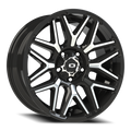 Vision Off-Road Rekluse GB 20X9 +12 Gloss Black Machined Face
