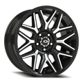 Vision Off-Road Rekluse GB 20X9 -12 Gloss Black Machined Face