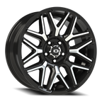 Vision Off-Road Rekluse GB 20X9 -12 Gloss Black Machined Face