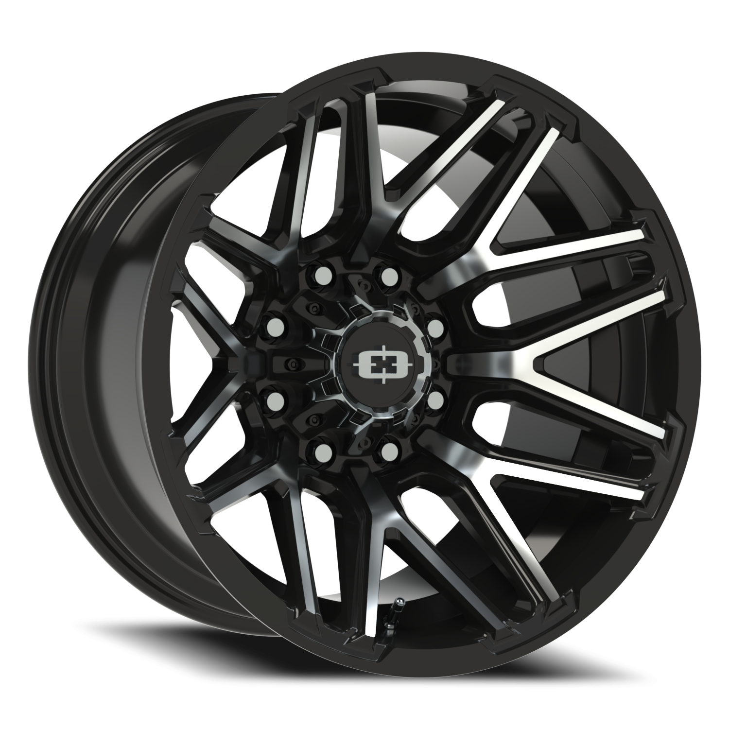 Vision Off-Road Rekluse GB 20X12 -51 Gloss Black Machined Face