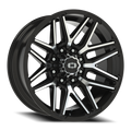 Vision Off-Road Rekluse GB 22X10 -19 Gloss Black Machined Face