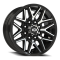 Vision Off-Road Rekluse GB 20X9 +12 Gloss Black Machined Face