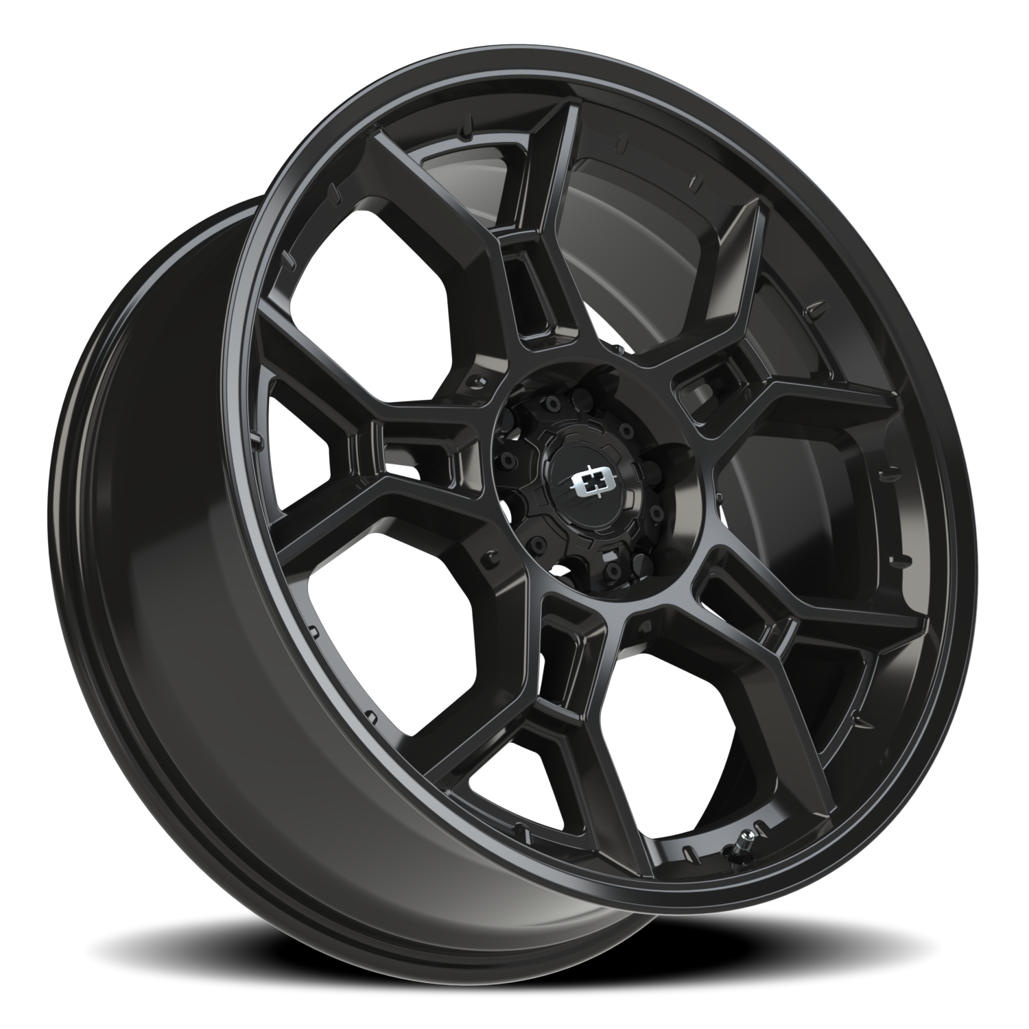 Vision Off-Road Black 22X9 +18 Gloss Black