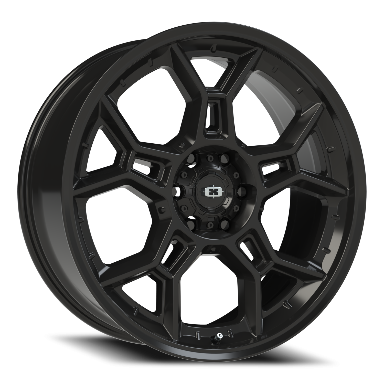 Vision Off-Road Black 22X9 +18 Gloss Black