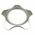 Lsr Cap Plate-Rotiform Silver
