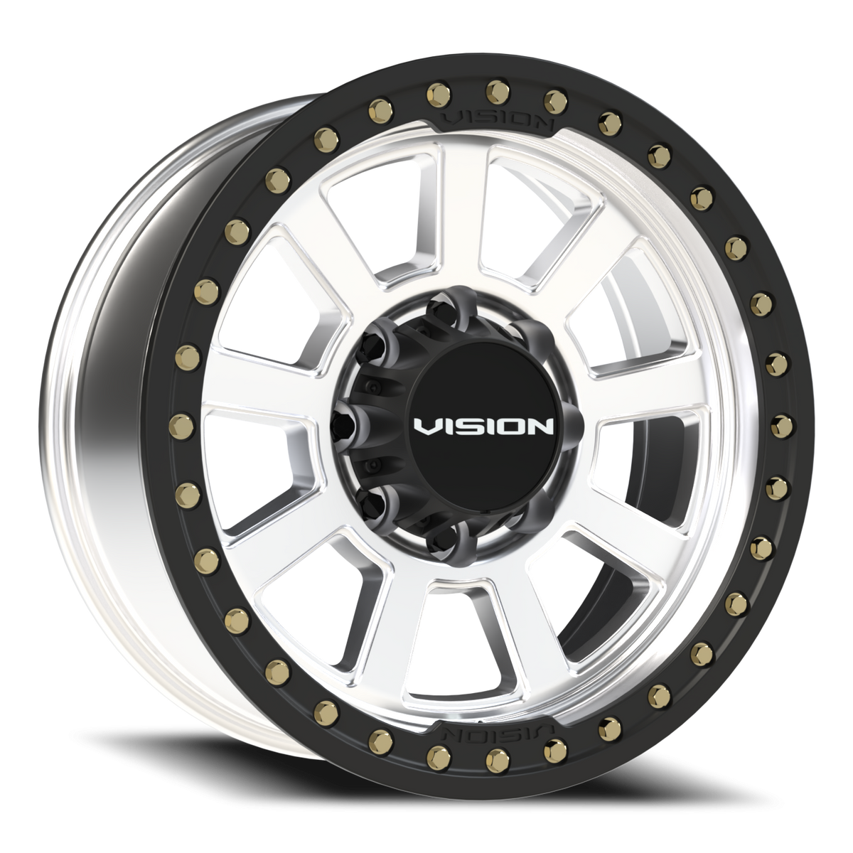 Vision Beadlock Ojos Beadlock ACBR 20X9 +10 Machined