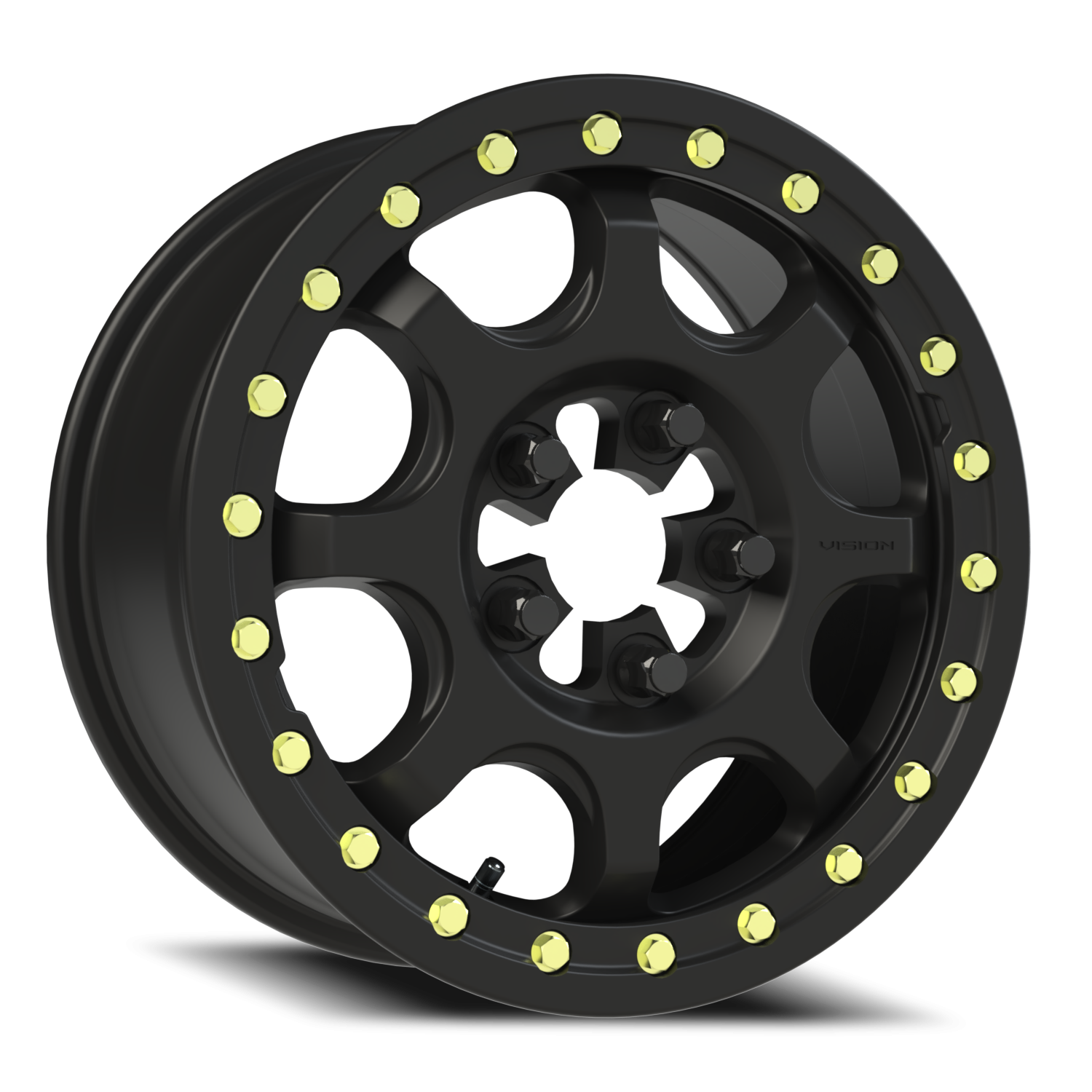 Vision ATV Flow UTV ACMF 15X6 +50.6 Satin Black
