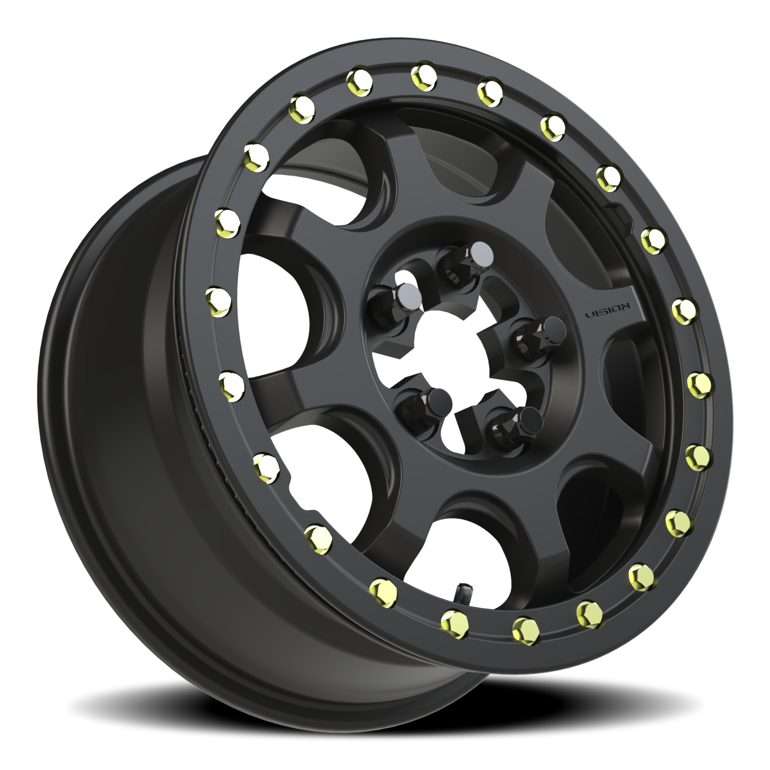 Vision ATV Flow UTV ACMF 15X6 +50.6 Satin Black