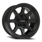 Vision Off-Road Flow UTV ACMF 16X8 +0 Satin Black