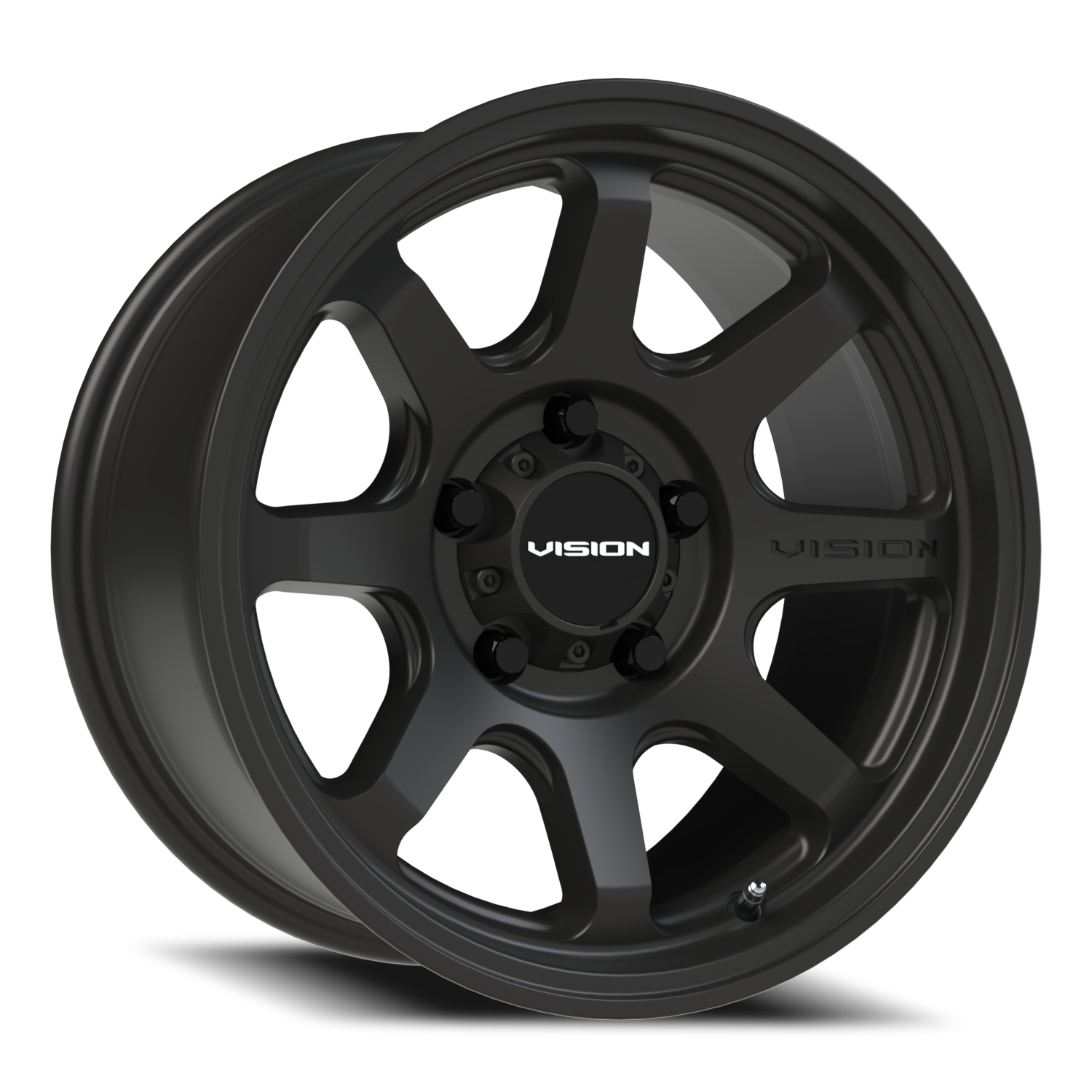 Vision Off-Road Flow UTV ACMF 16X8 +0 Satin Black