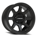 Vision Off-Road Flow UTV ACMF 16X8 +0 Satin Black