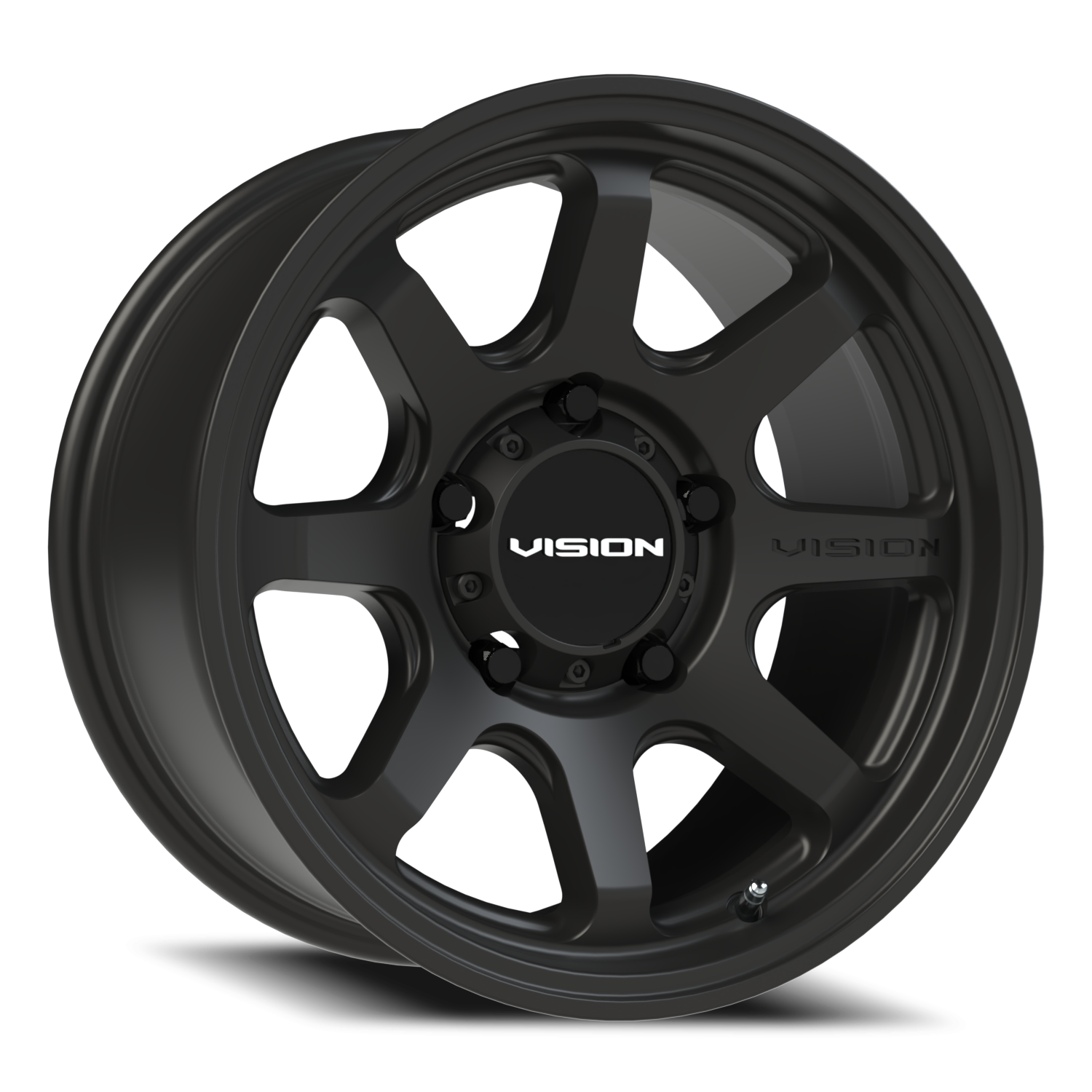 Vision Off-Road Flow UTV ACMF 16X8 +0 Satin Black