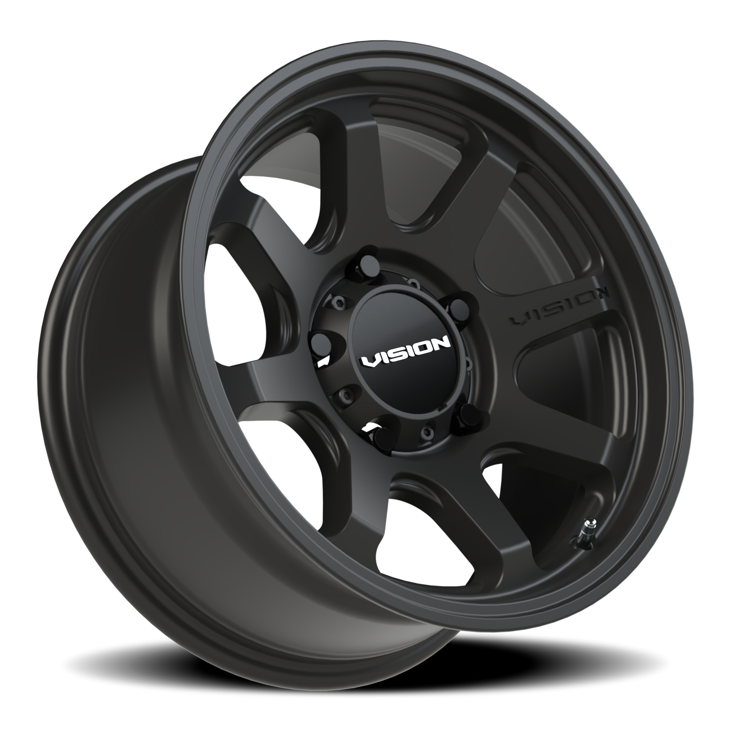 Vision Off-Road Flow UTV ACMF 16X8 +0 Satin Black
