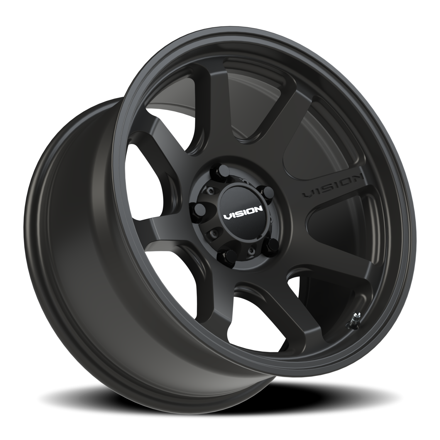 Vision Off-Road Flow UTV ACMF 17X9 -12 Satin Black