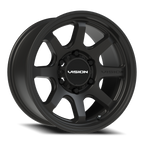 Vision Off-Road Flow UTV ACMF 16X8 +0 Satin Black