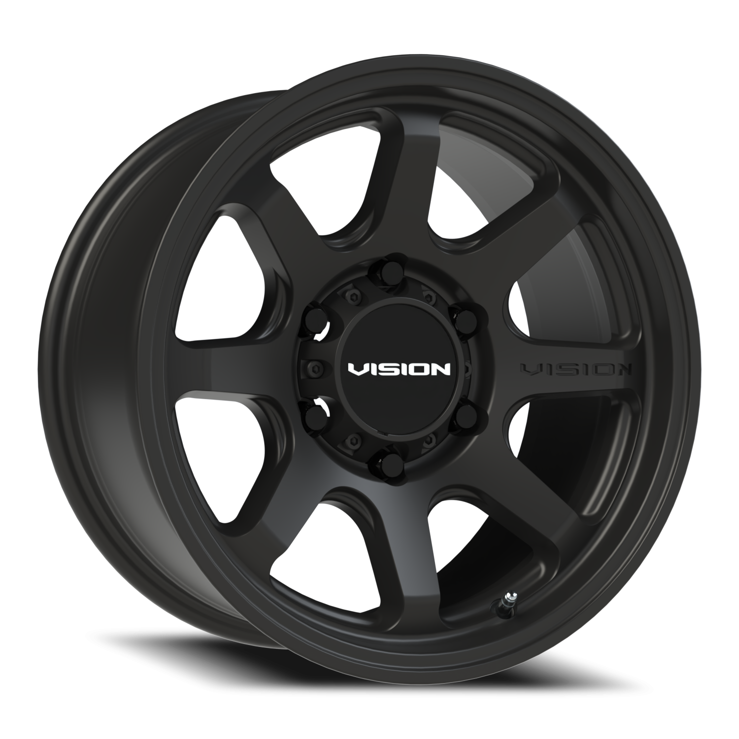 Vision Off-Road Flow UTV ACMF 16X8 +0 Satin Black