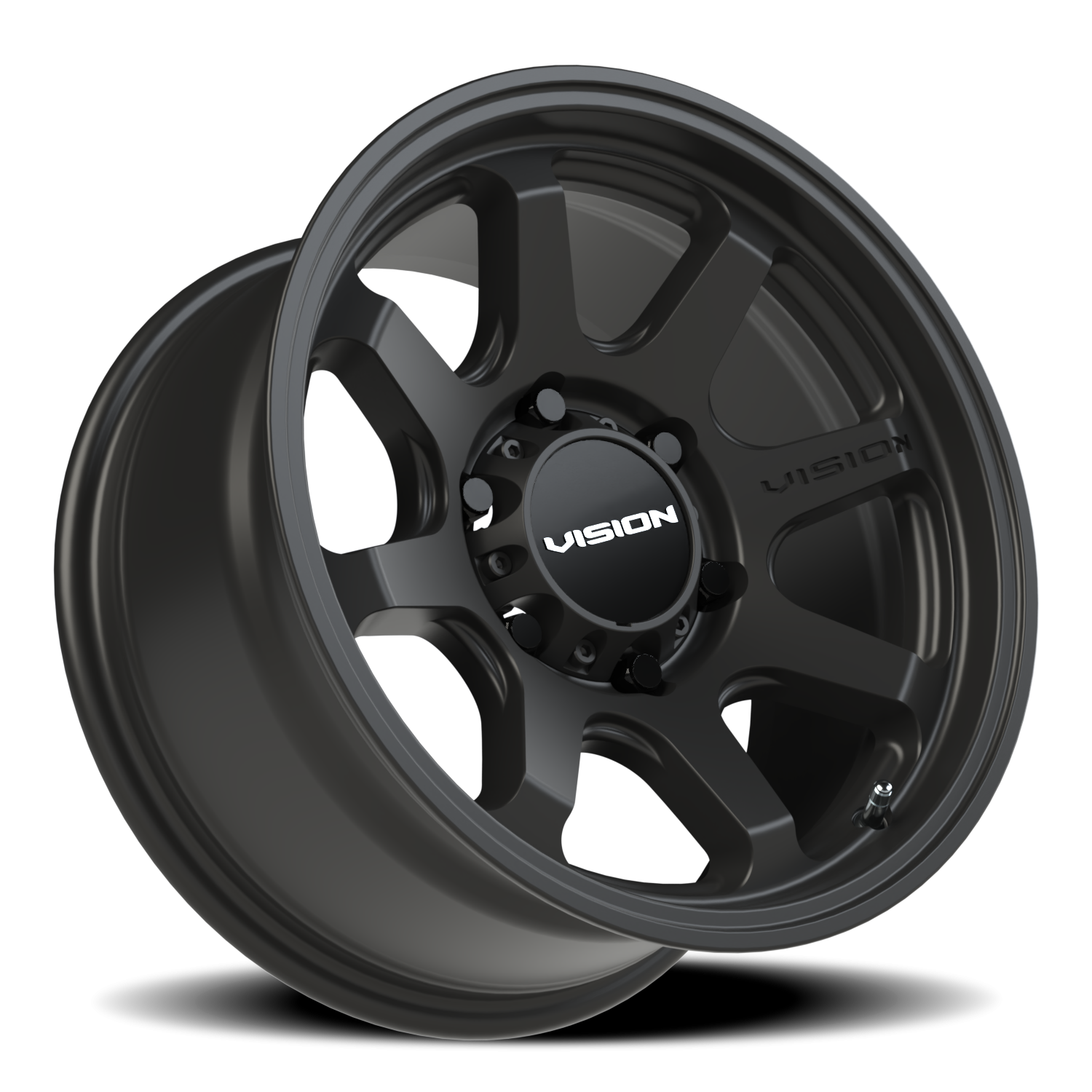 Vision Off-Road Flow UTV ACMF 16X8 +0 Satin Black